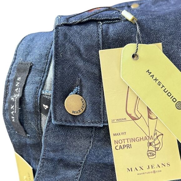Max Studio Nottingham Capri Stretch Jeans - Picture 2 of 6